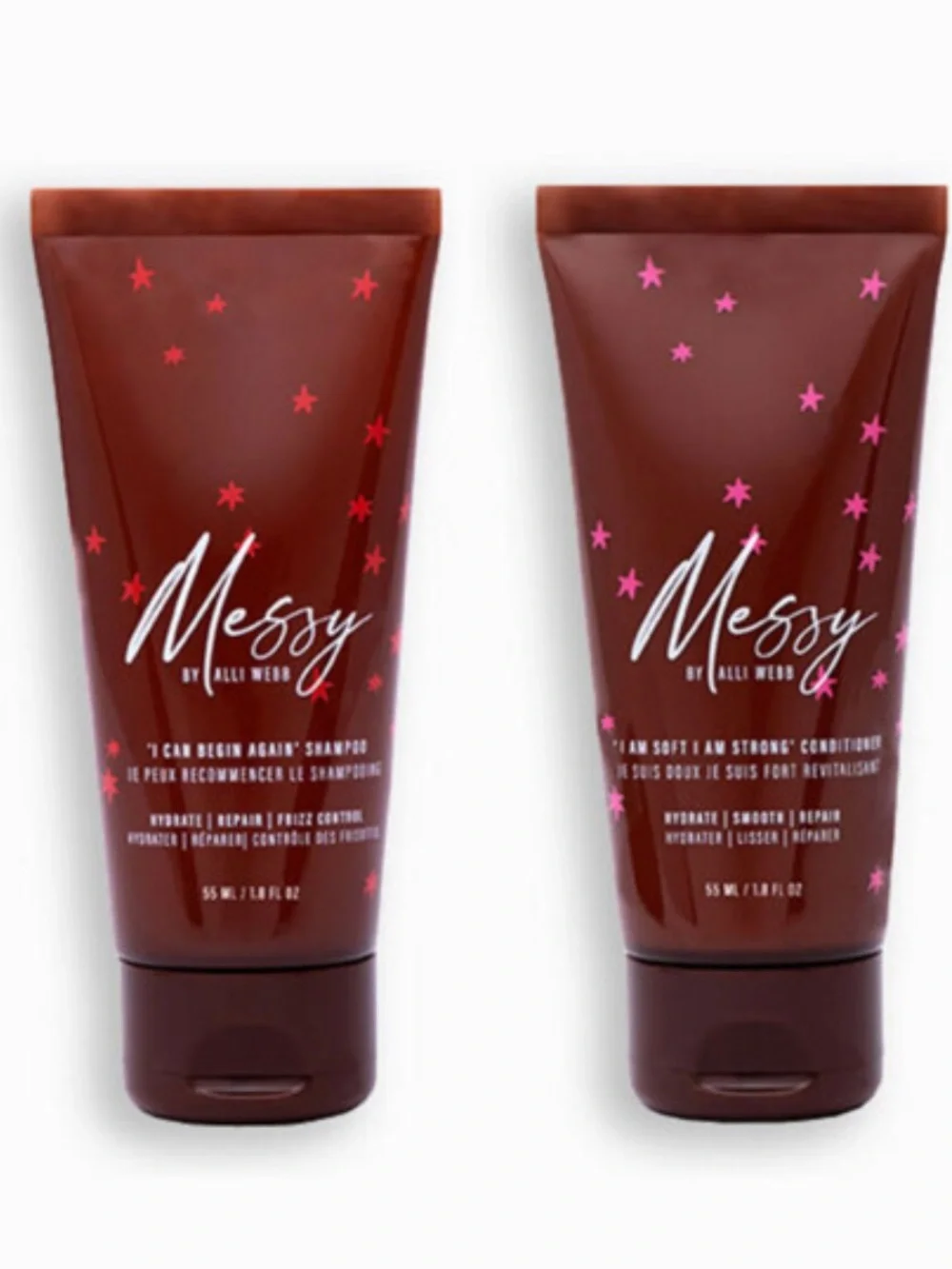 Messy By Alli Webb Travel Hair Bundle 55ml X 2 BRAND NEW